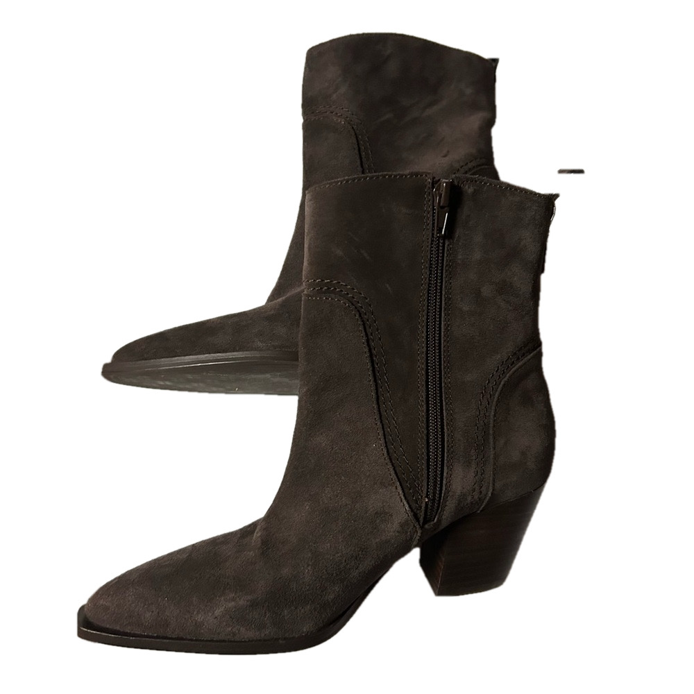 Lucky Brand Woman’s Genuine Leather Suede Boots Size 8.5 Medium NEW